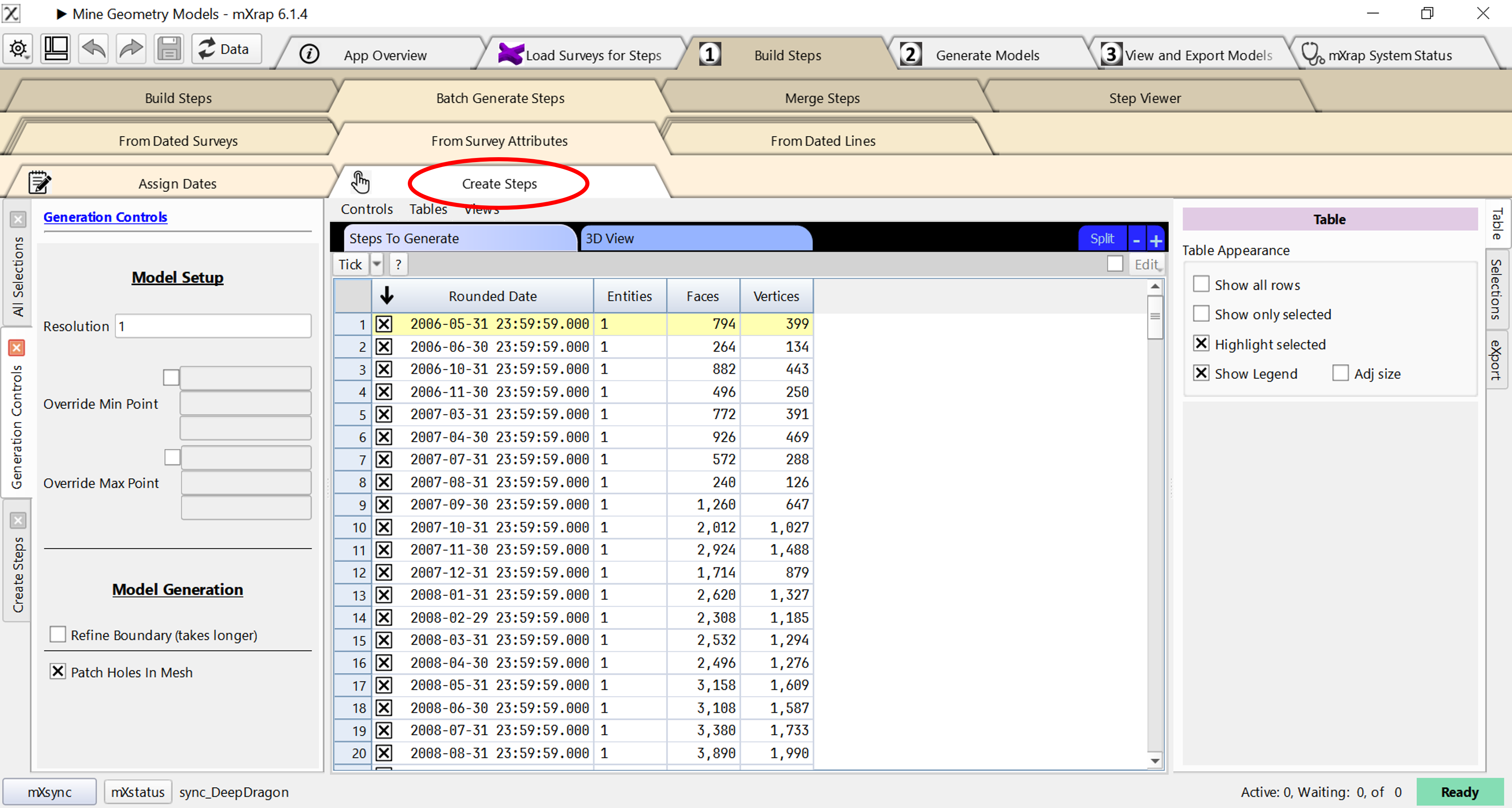 Date from Survey Attributes